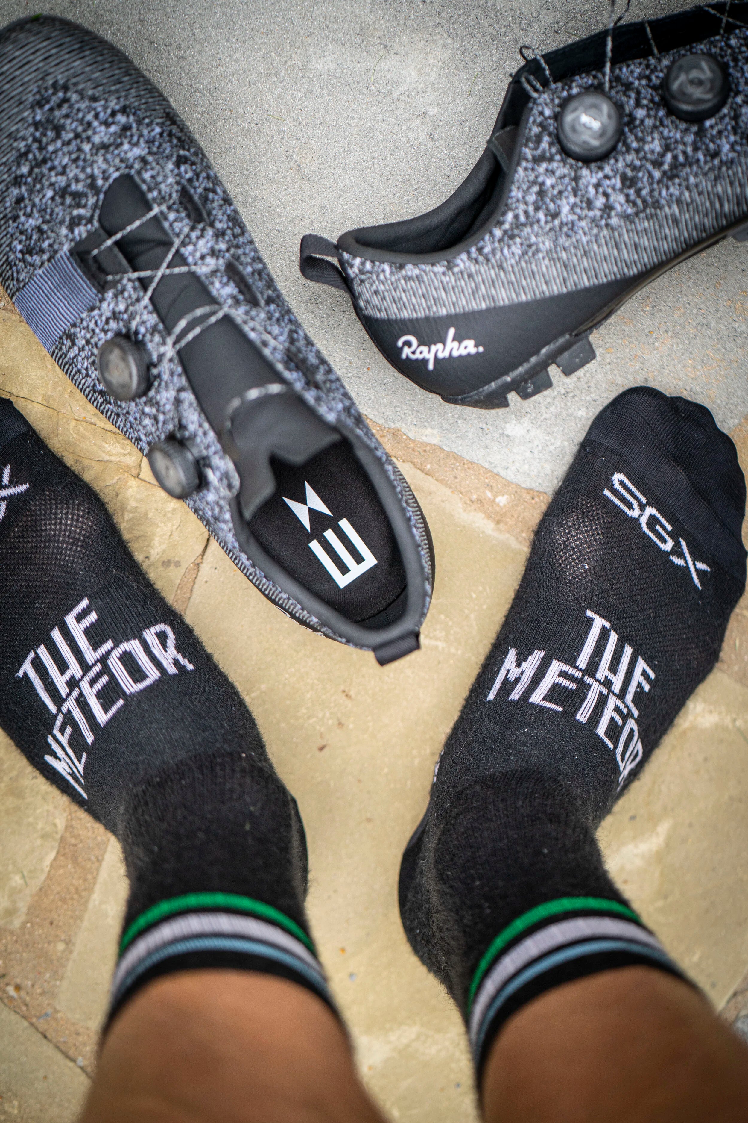 Meteor Merino Wool Tri-Color Sock