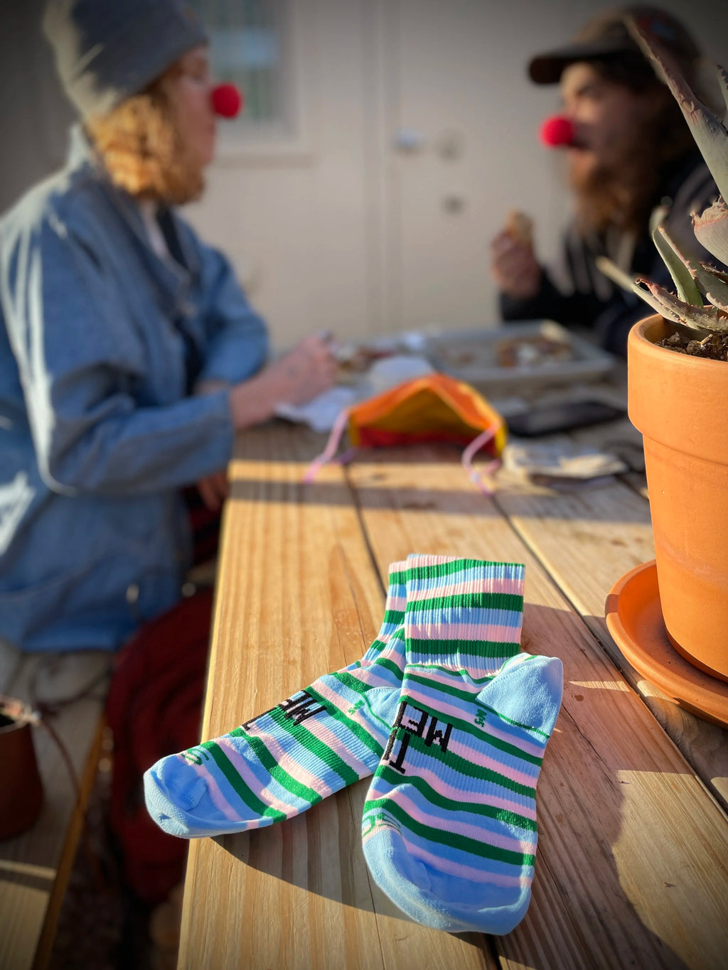 Meteor Clown Socks