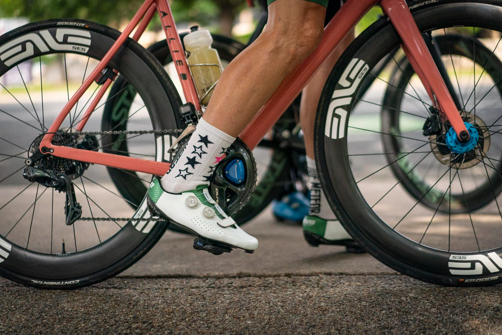 Meteor Star-Stack White Socks