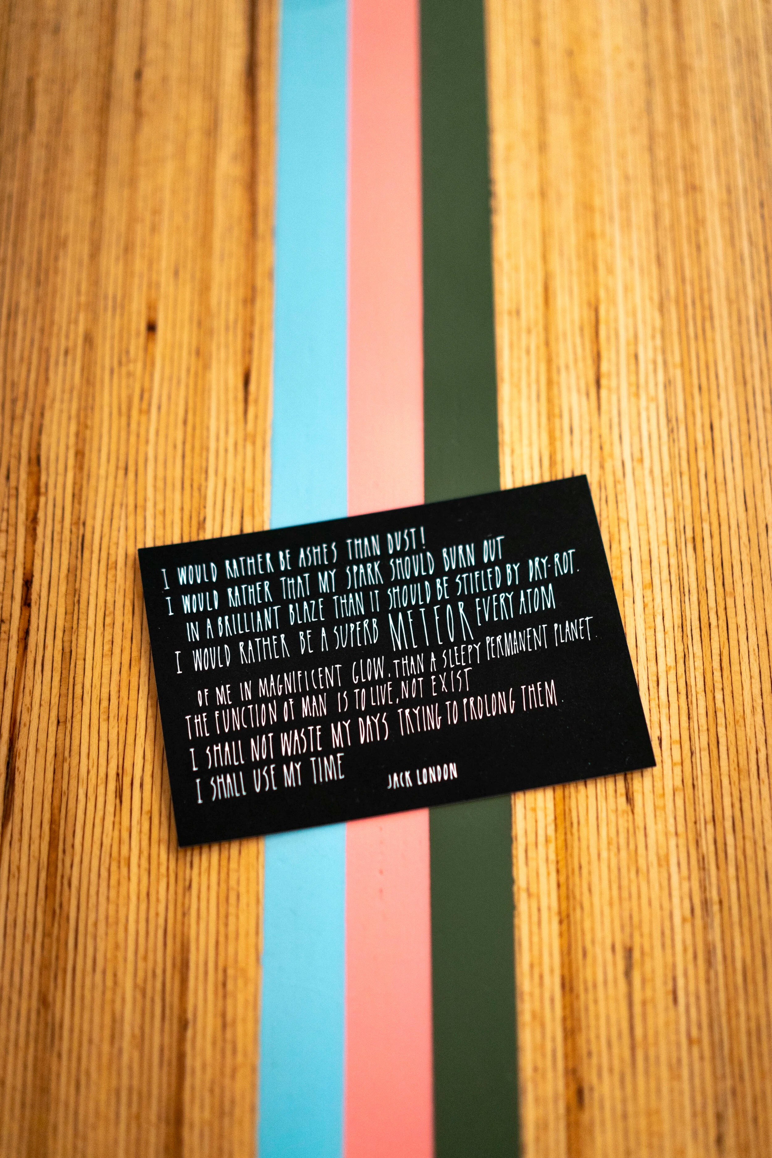 Meteor Ethos Postcard