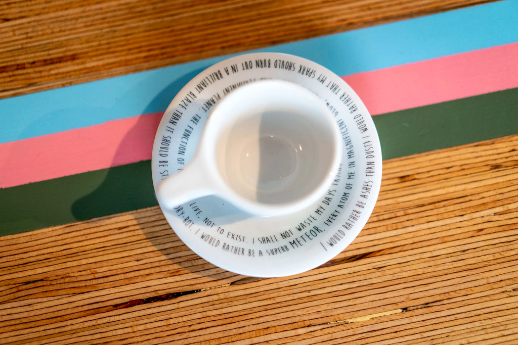 Meteor Espresso Cup and Saucer