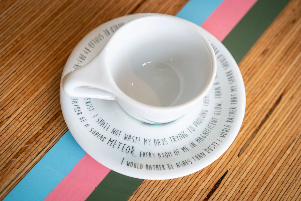 Meteor Cappuccino Cup and Saucer