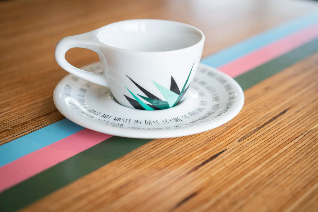 Meteor Cappuccino Cup and Saucer