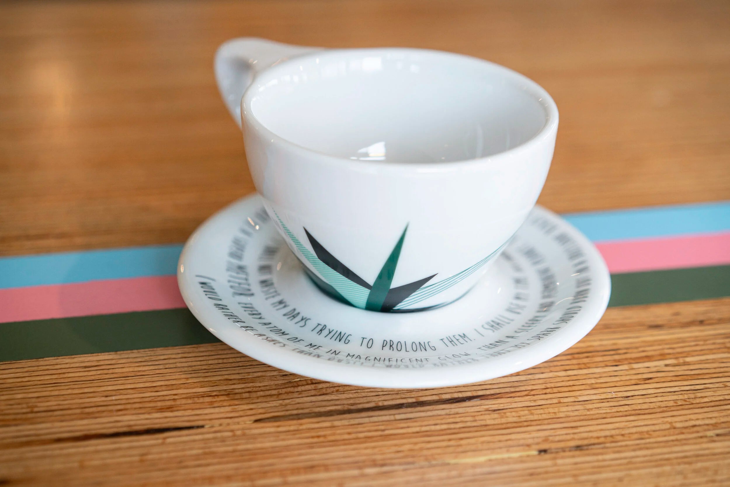 Meteor Latte Cup and Saucer