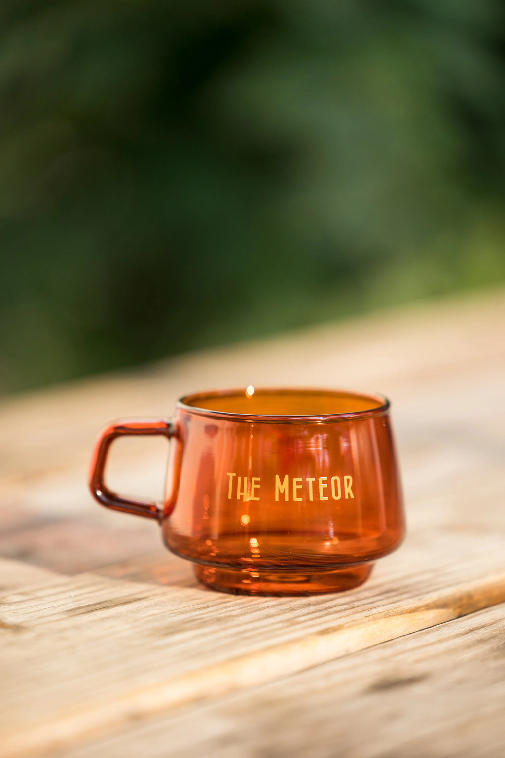 Meteor Vintage Amber Glass