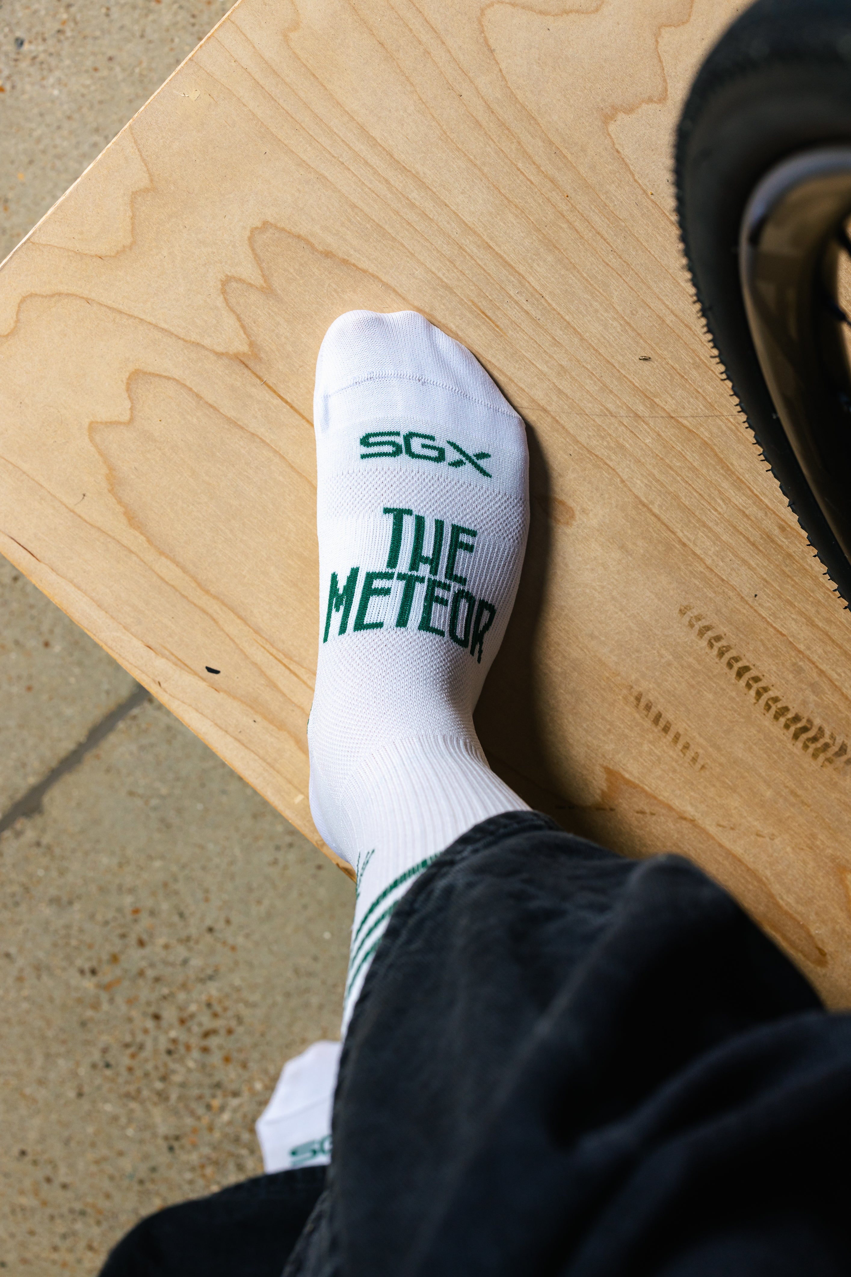 Meteor Little Green Sock