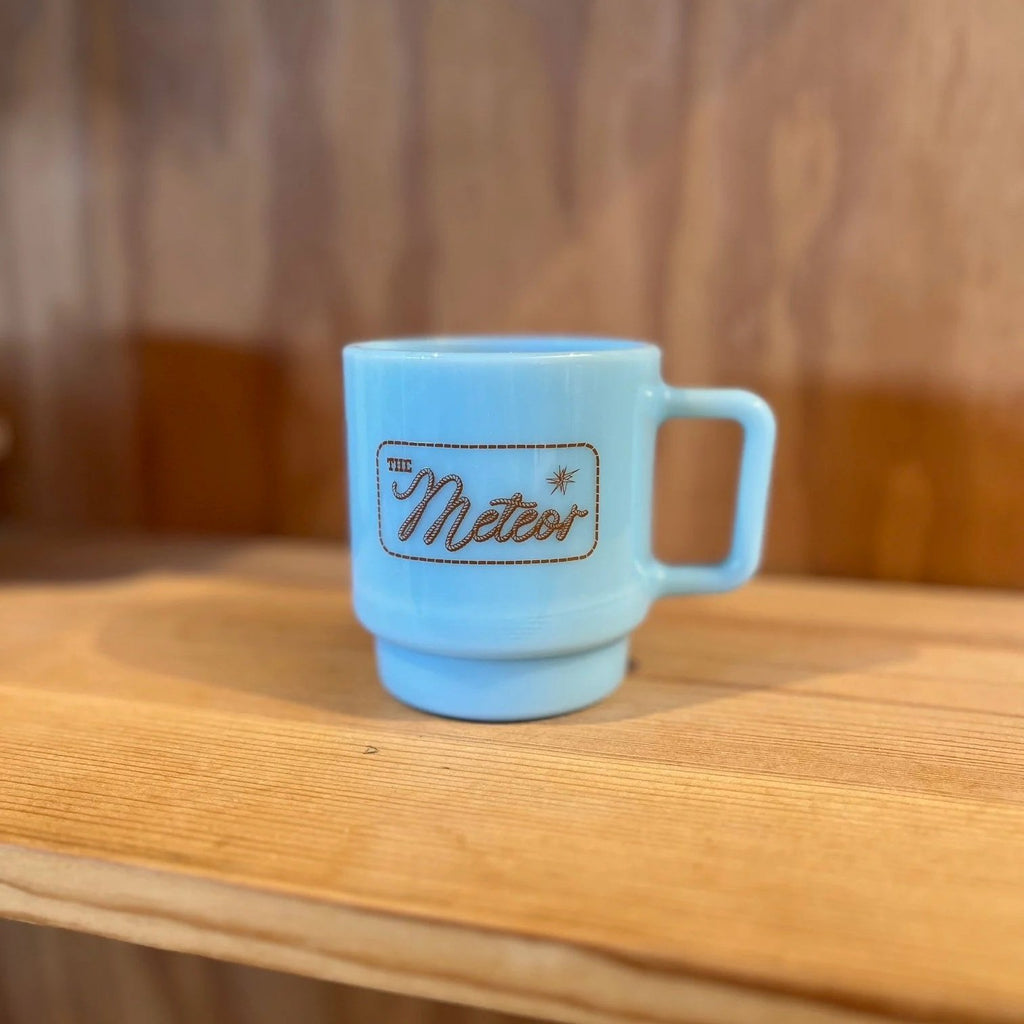 Meteor Milk Glass Rope Mug.