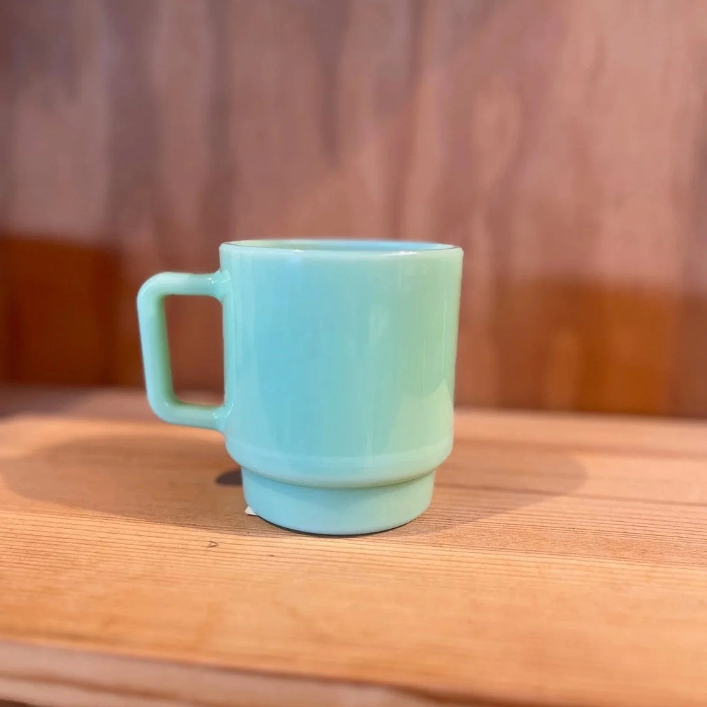 Meteor Milk Glass Rope Mug.